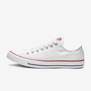 White low-top converse